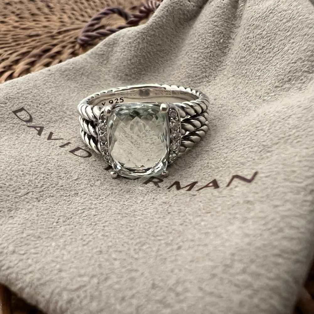 David Yurman Wheaton Petite Ring with Diamonds